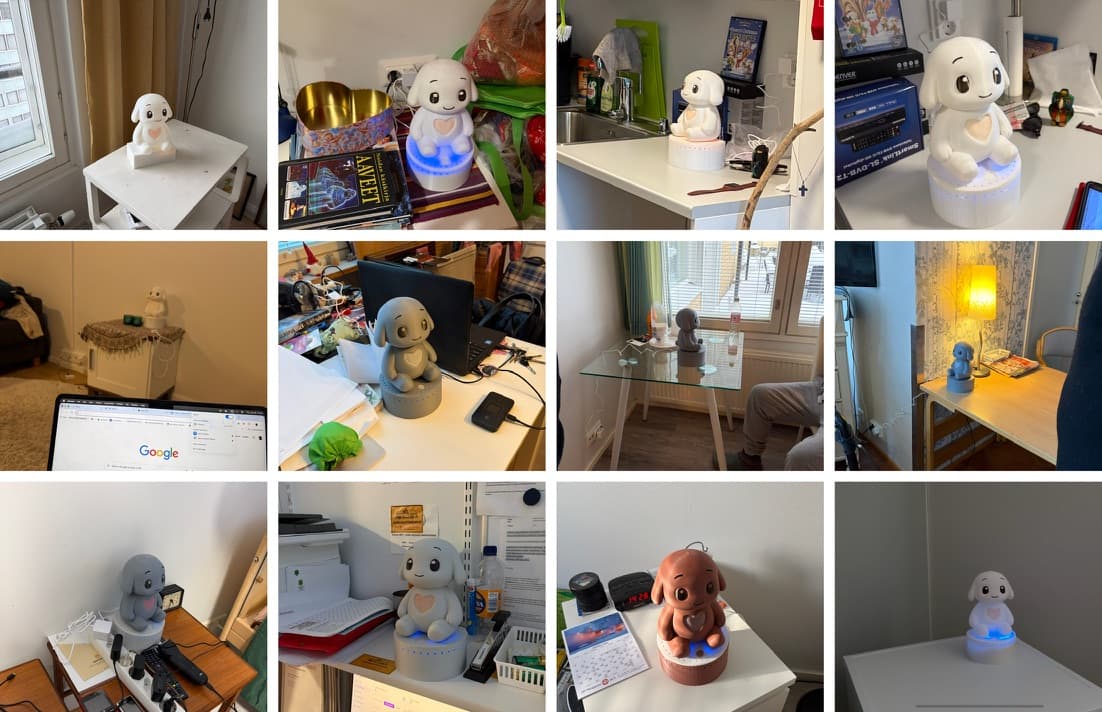 Qluve-robotit käytössä eri hoivakodeissa ja asunnoissa ympäri Suomea